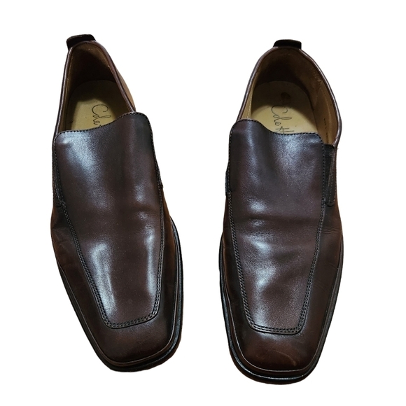 Cole Haan brown leather slip-on men's shoes - Picture 1 of 14